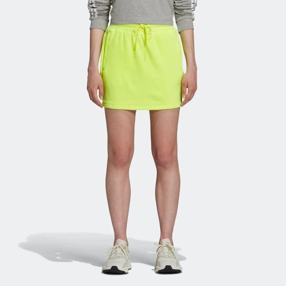 Adidas Originals Women's Yellow JEREMY SCOTT Fashion SKIRT H53365 - Picture 1 of 2